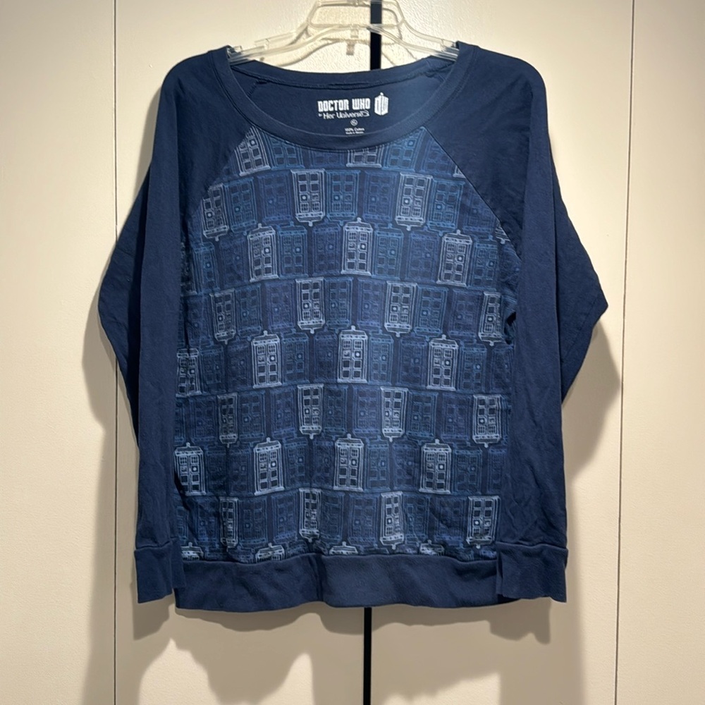 DOCTOR WHO Tardis Long Sleeve XL